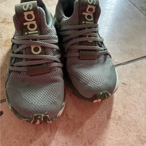 Adidas Kids Olive Green Sneakers